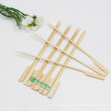 Espetos de churrasco descartáveis ​​naturais compostáveis ​​Anhui EVEN Espeto de bambu para churrasco com logotipo personalizado